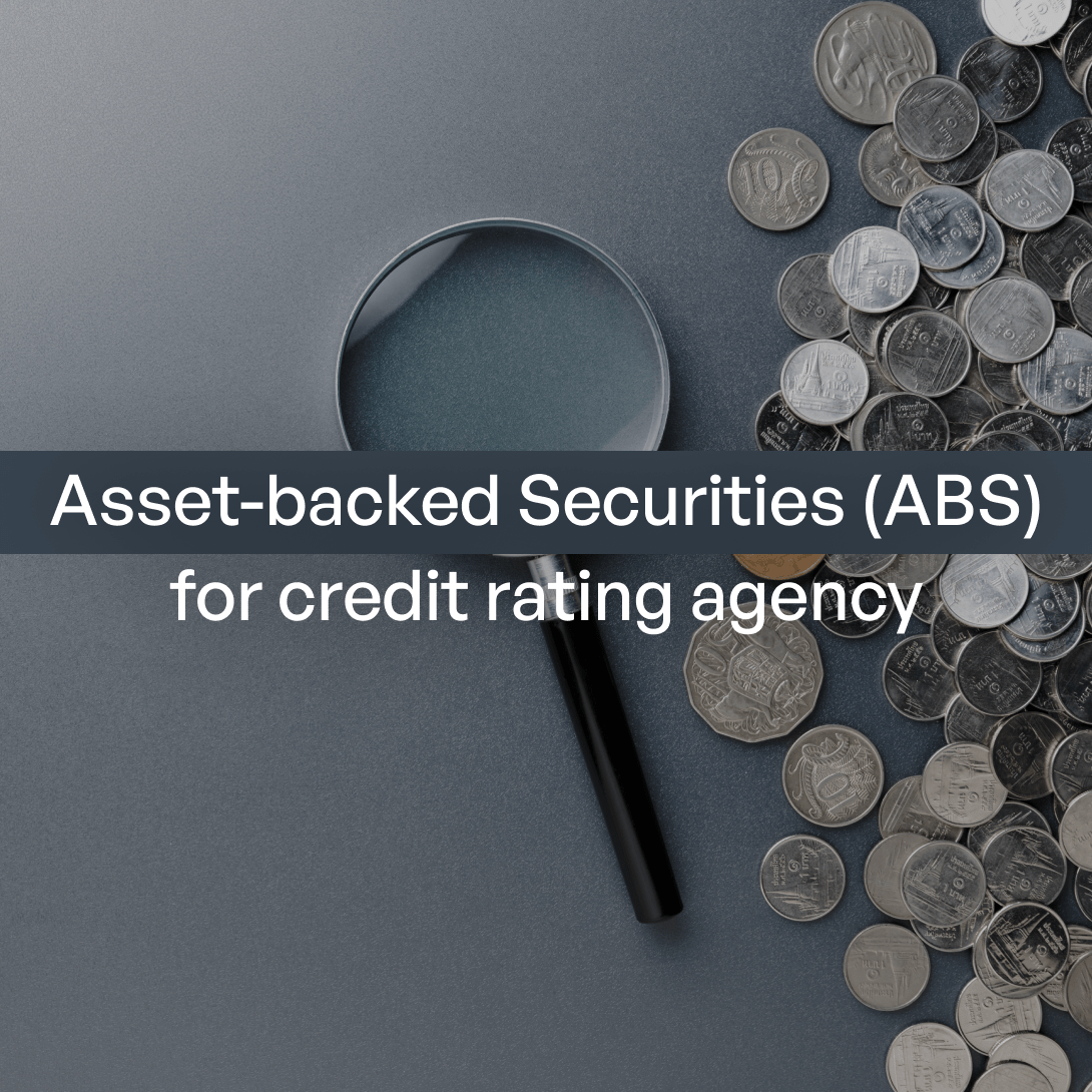 Asset-backed securities (ABS) for credit rating agency