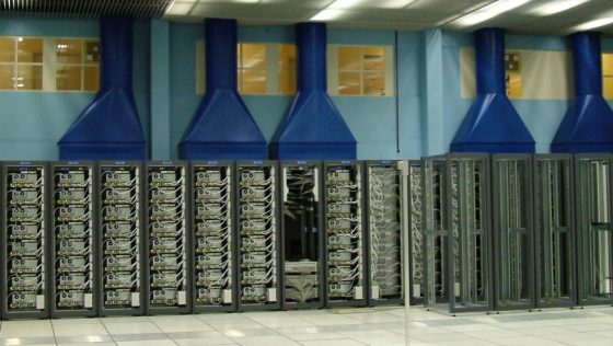 Computing nodes in CERN Data Center in Meyrin photo